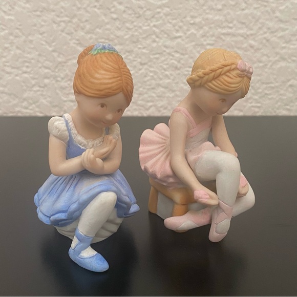 Vintage 80’s HOLLY HOBBIE Miniature Ballerina Mini Figurines - Picture 2 of 12
